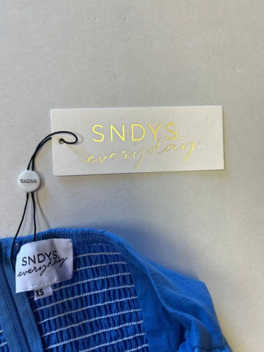 SNDYS X REVOLVE Lilly Strapless Lilly Dress Blue Size XS NWT - Picture 8 of 9